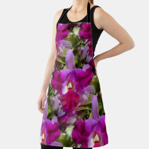 Delantal Flor de orquídea tropical