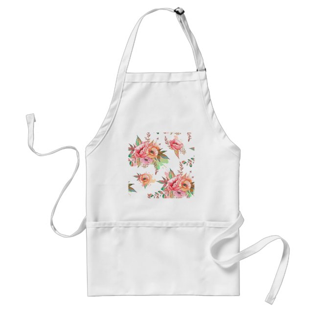 Delantal flor de primavera (Frente)