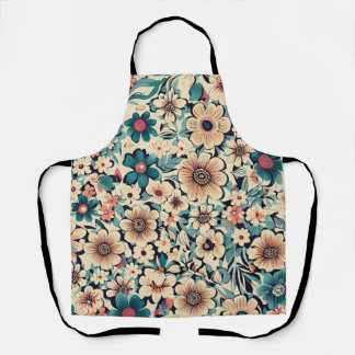 Delantal Flor de primavera bohemia