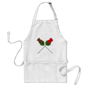 Delantal Flor de vaina El día de San Valentín de rosas roja