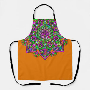 Delantal Flor de vida - Mandala india 1
