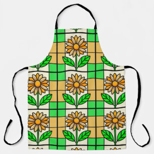 Delantal Flor de vidrio manchado