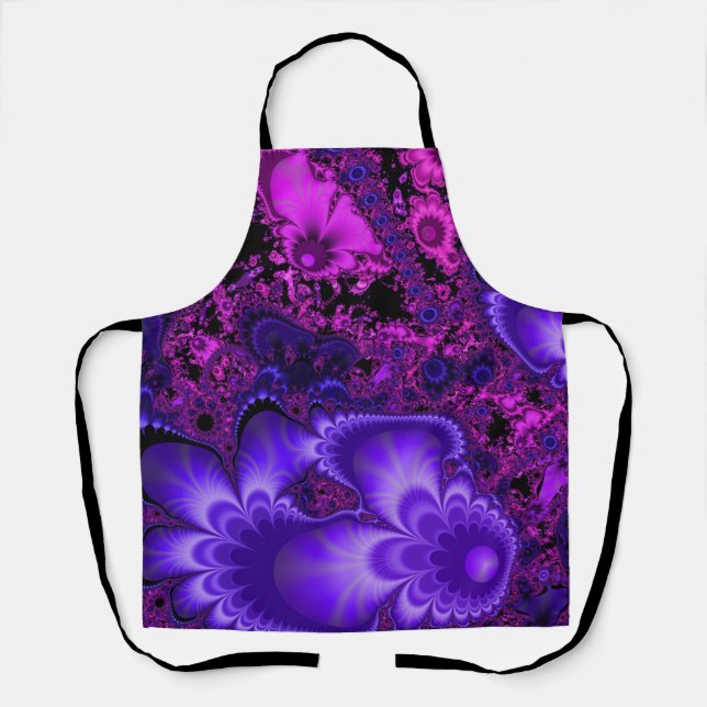 Delantal Flor Fractal Apron (Anverso)