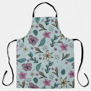 Delantal Flor Girly Arte Nuevo diseño Flor estética floral