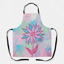 Flor Pastel dibujada a mano