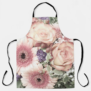 Delantal flor, ramo, floral, hermoso, decoración, 
