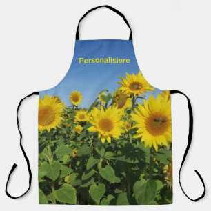 Delantal flor, sol, planta, naturaleza, verano, floral,