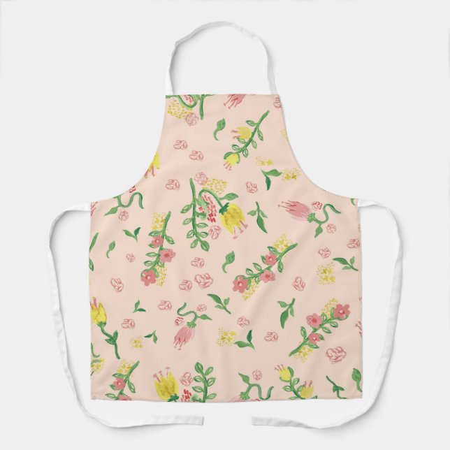 Delantal Flor Tulips Apron (Anverso)