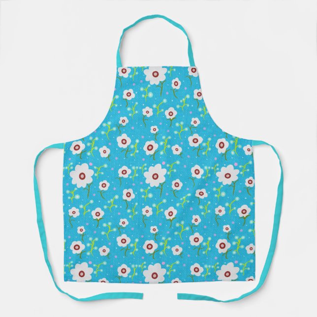 Delantal Flor Vintage (Anverso)