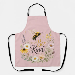 Delantal Floral Abeja Amable