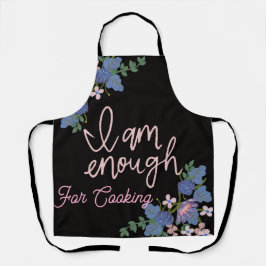 Delantal Floral Apron Inspirational Quote Kitchen Apron 