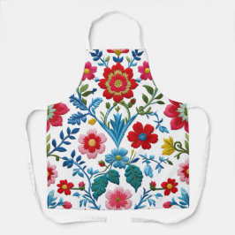 Delantal "Floral Bliss Apron - ¡Enciende tu cocina!"