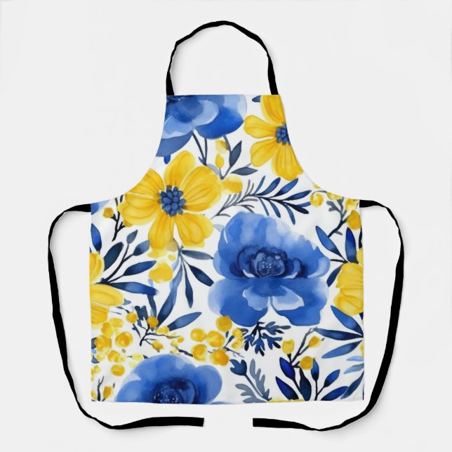 Delantal Floral Bloom Kitchen Apron (Anverso)