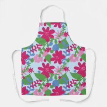 Floral brillante con fondo azul claro