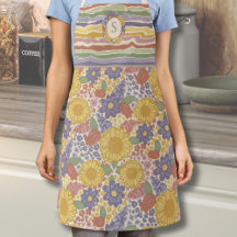 Delantal Floral Cottagecore – Personaliza con Inic