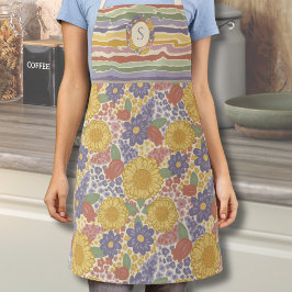 Delantal Floral Cottagecore – Personaliza con Inic