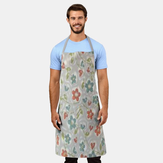 Delantal Floral de Apron de todo el mundo (Gastado)