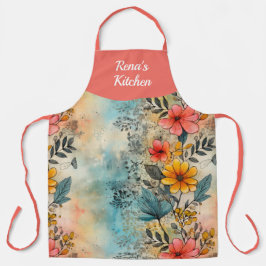 Delantal Floral de jardín personalizada en todo el mundo