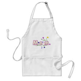 Delantal floral de la mamá