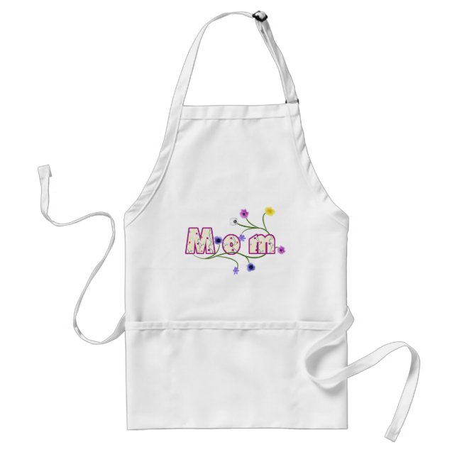 Delantal floral de la mamá (Frente)