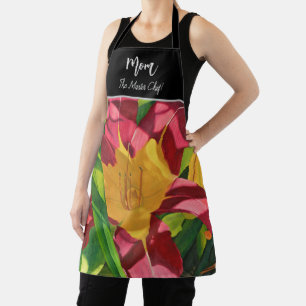 Delantal Floral de Lily Roja, mamá