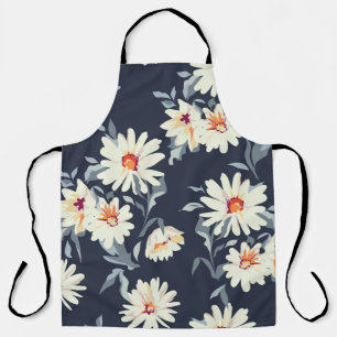 Delantal Floral de margarita bonito: impresión sin inconven