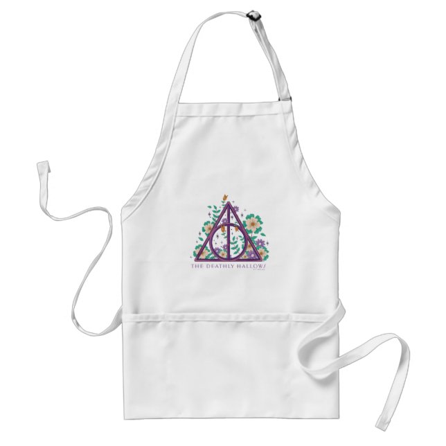 Delantal Floral Deathly Hallow Graphic (Frente)