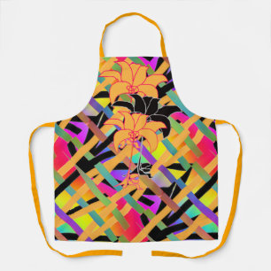 Delantal Floral Entrelazada