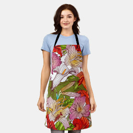 Delantal Floral estética