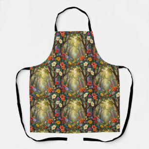 Delantal Floral forestal
