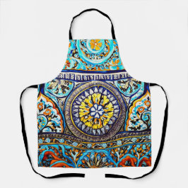 Delantal Floral mallónica española de origen romano