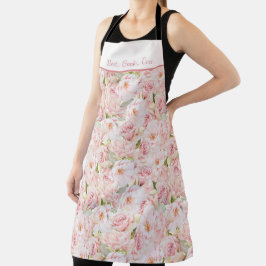 Delantal Floral mejor cocinero de la historia de Apron
