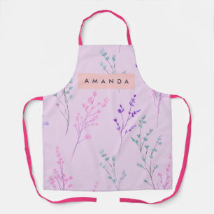 Delantal Floral Pastel personalizada, elegante