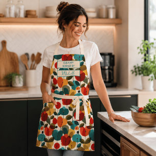 Delantal Floral Personalizado – Ciencia Culinaria
