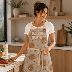 Delantal Floral Personalizado – Ciencia Culinaria