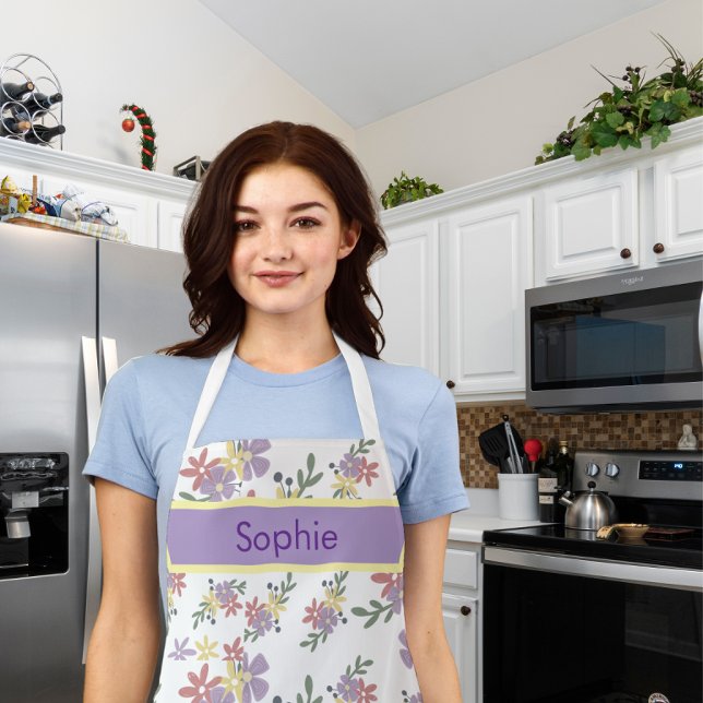 Delantal Floral print charismatic appron  (Subido por el creador)