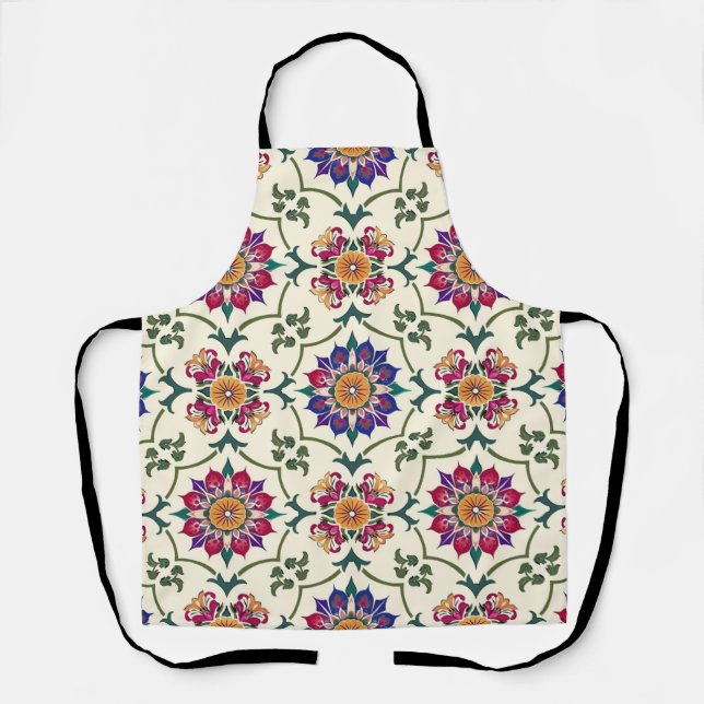 Delantal Floral saudita (Anverso)