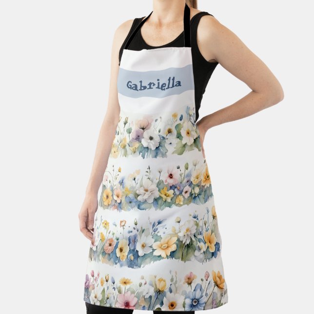 Delantal Floral Serenity Apron (in situ)