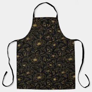Delantal Floral sin Costuras de Lujo Elegante