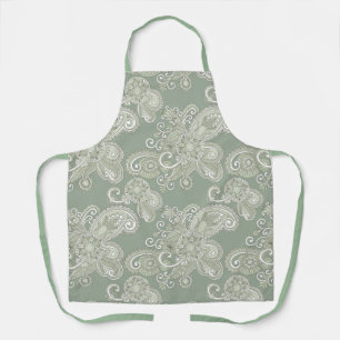 Delantal Floral tradicional/paisley