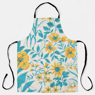 Delantal Floral vintage: Liberty Motif Seamless