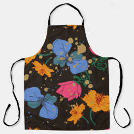 DELANTAL FLORALES