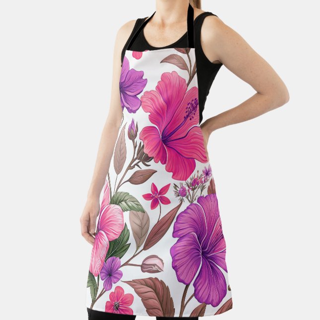 Delantal Florales Farbenmeer, Duschvorhang (in situ)