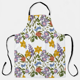 Delantal flores