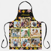 Flores amarillas rosadas elegantes | Collage de fo