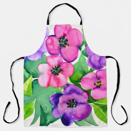 Delantal Flores Apron