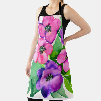 Delantal Flores Apron
