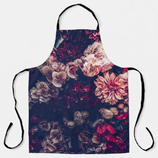 Delantal Flores artificiales vintage: fondo de pared