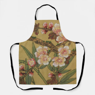 Delantal Flores asiáticas japonesas de cerezo vintage
