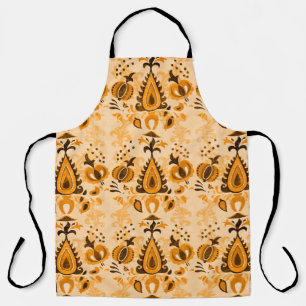 Delantal Flores de adorno sin soldadura de papel pintado as